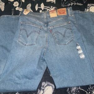 Levi's Women's Light Blue Flare Jeans